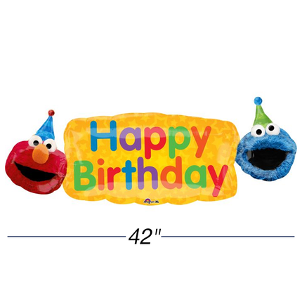 Elmo Happy Birthday Foil Balloon 42 inches