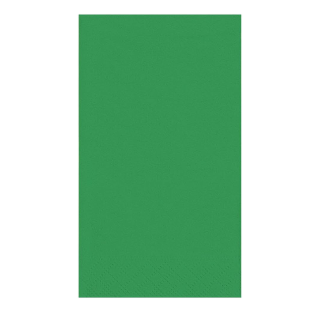 Emerald Green Solid Guest Towels, 20ct