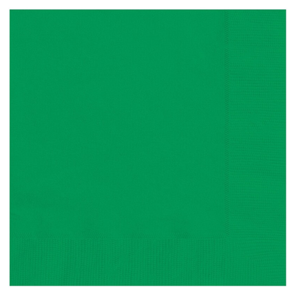 Emerald Green Solid Luncheon Paper Napkins, 20ct