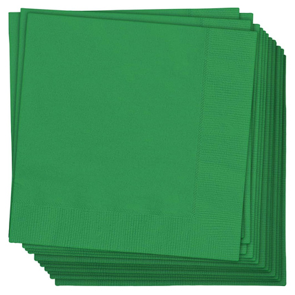 Emerald Green Solid Luncheon Paper Napkins, 20ct