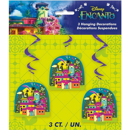 Encanto Hanging Swirl Decorations 3ct