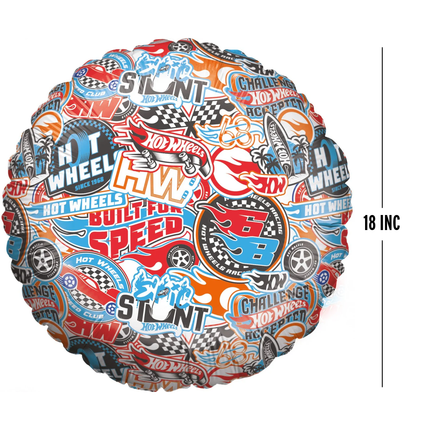 Hot Wheels Logos Foil Balloon 18"