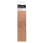 Rose Gold Metallic Paper Straws, 10ct