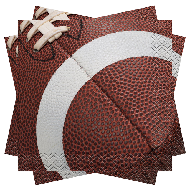 Football Party Luncheon Napkins 16ct