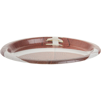 Football Party Round 9" Dinner Plates 8ct