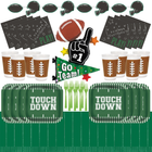 Football Birthday Party Supplies Set for 16 Guests