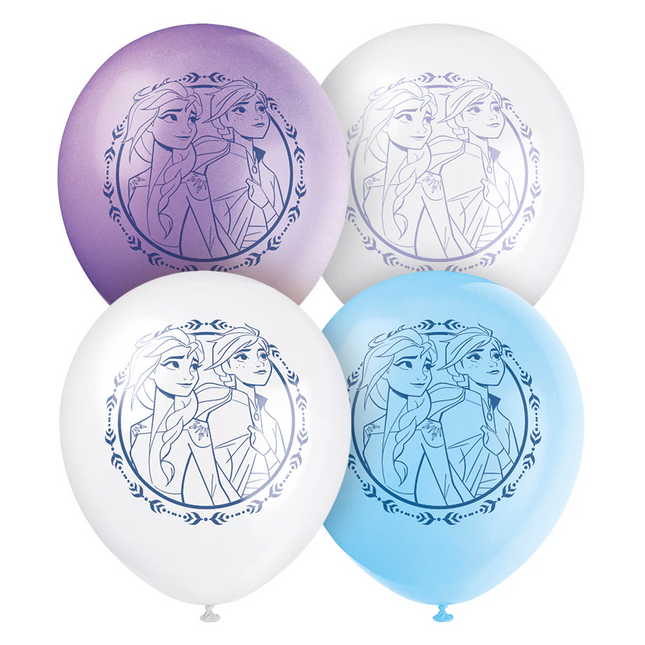 Frozen 2 Latex Balloons 12 inches, 8 ct