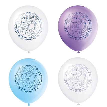 Frozen 2 Latex Balloons 12 inches, 8 ct
