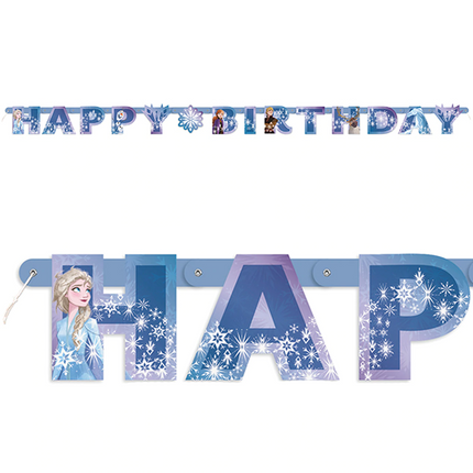 Frozen Happy Birthday Banner 6 ft