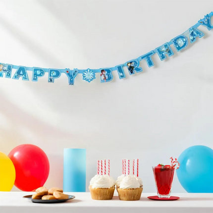 Frozen Happy Birthday Banner 6 ft