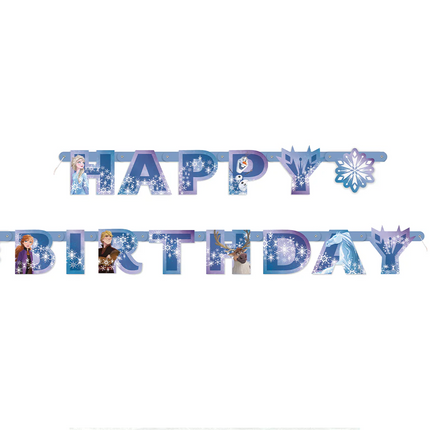 Frozen Happy Birthday Banner 6 ft
