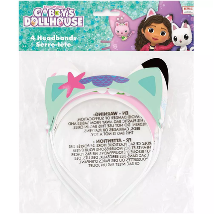 Gabby's Dollhouse Paper Headband, 4 Count