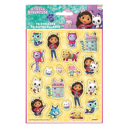 Gabby's Dollhouse Sticker Sheet, 76 Count