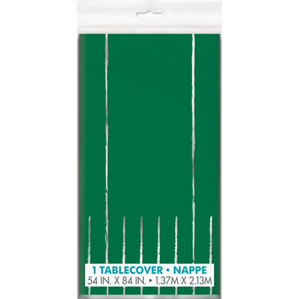 Game Face Football Rectangular Foil Table Cover 54" x 84"