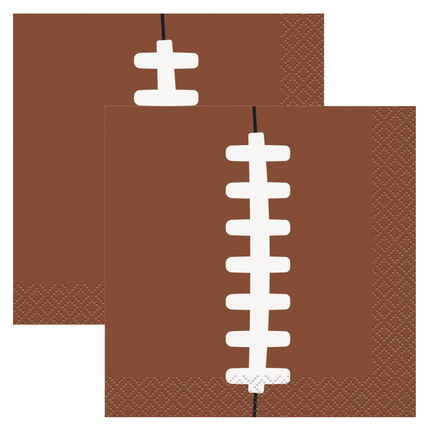 Game Ready Football Beverage Napkins 16ct