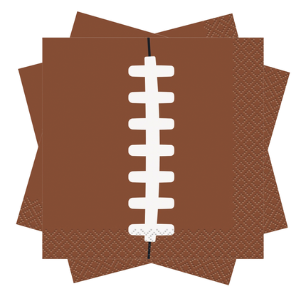 Game Ready Football Beverage Napkins 16ct