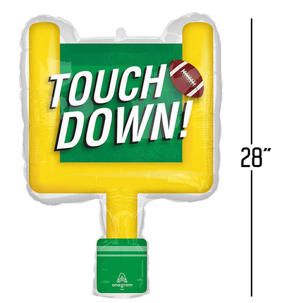 Game Time Goal Post Foil Balloon 28"