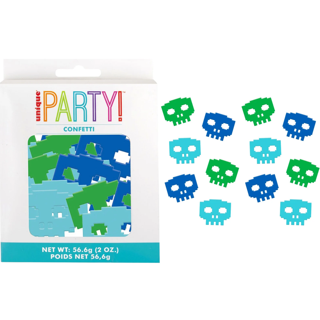 Gamer Birthday Jumbo Paper Confetti, 2oz