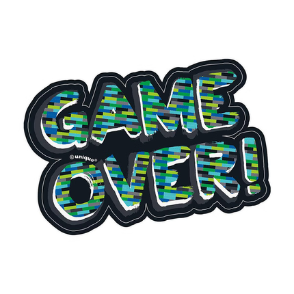 Gamer Birthday Jumbo Vinyl Stickers, 3ct