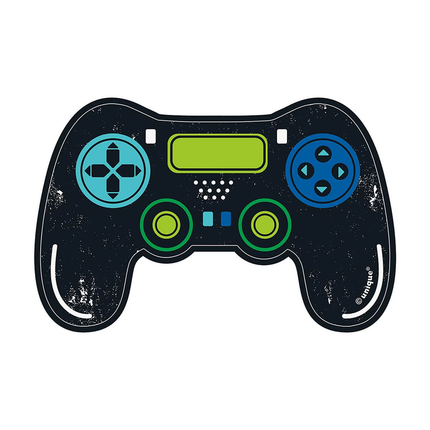 Gamer Birthday Jumbo Vinyl Stickers, 3ct