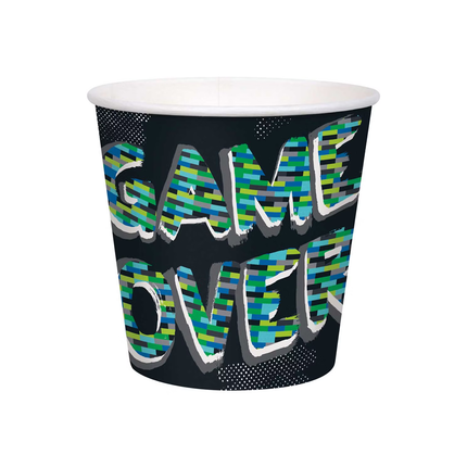 Gamer Birthday Paper Snack Bucket, 6ct