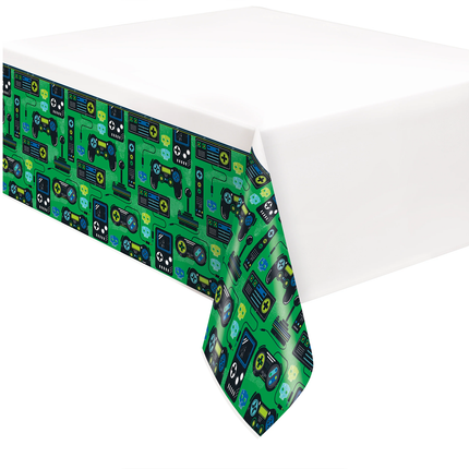 Gamer set component: Gamer Birthday Rectangular Plastic Table Cover, 54" x 84"