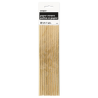 Gold Foil Paper Straws, 10ct