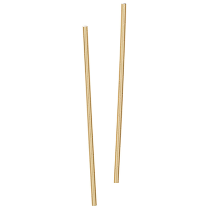 Gold Foil Paper Straws, 10ct