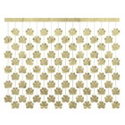 Gold Foil Paw Print Cutout Photo Backdrop 60