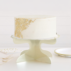 Gold Foil Stamped Paperboard Cake/Cupcake Stand 11.5