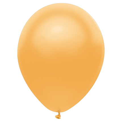 Gold Latex Balloons 12" - 8 ct