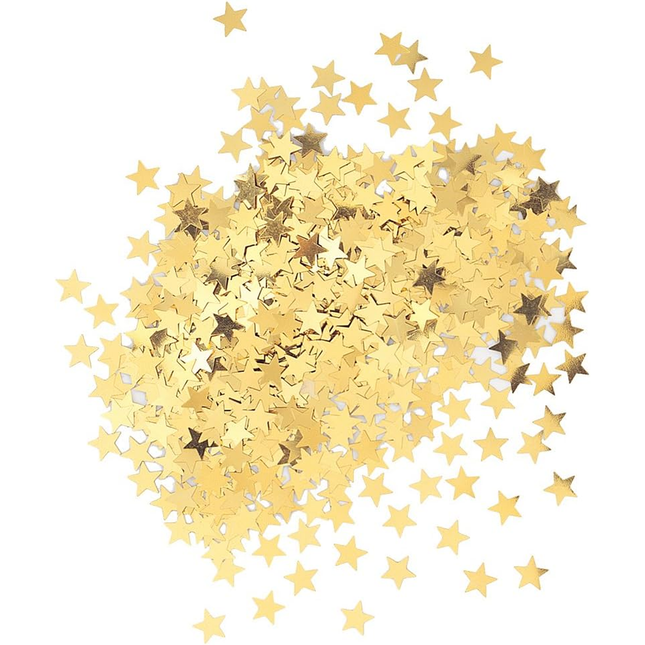 Gold Star Confetti, .5oz