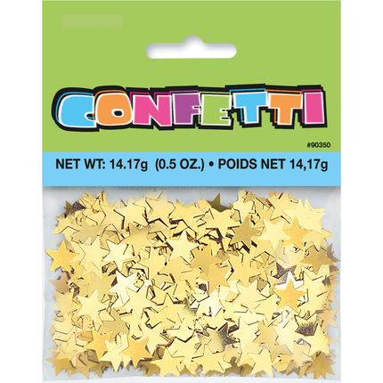 Gold Star Confetti, .5oz