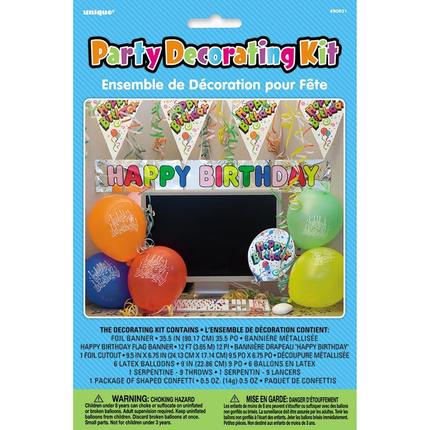 Happy Birthday Office Decorating Kit