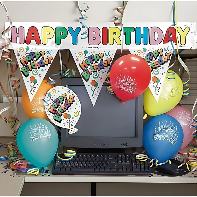 Happy Birthday Office Decorating Kit