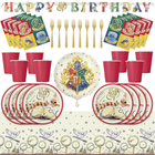Harry Potter Birthday Party Supplies Set for 24 Guests