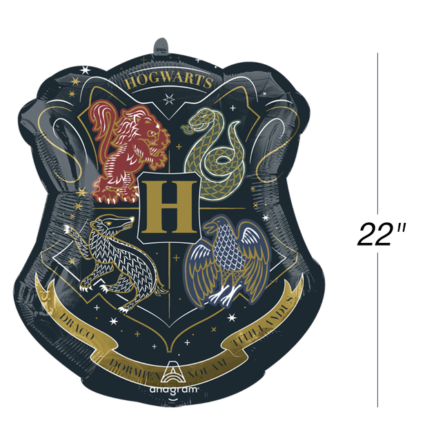 Harry Potter Hogwarts Crest Foil Balloon 22"