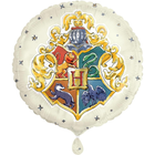 Balloon with Hogwarts crest design on a white background