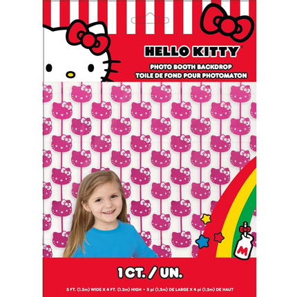Hello Kitty Foil Photo Booth Backdrop