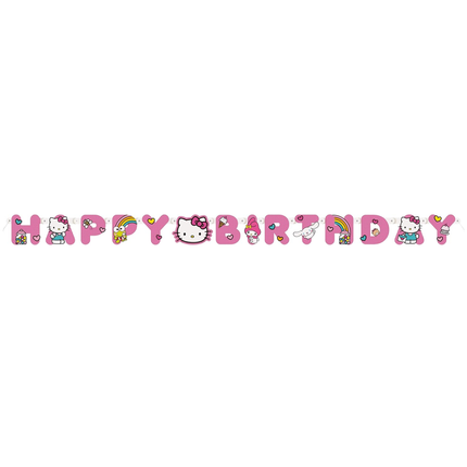 Hello Kitty and Friends 'Happy Birthday' Jointed Banner