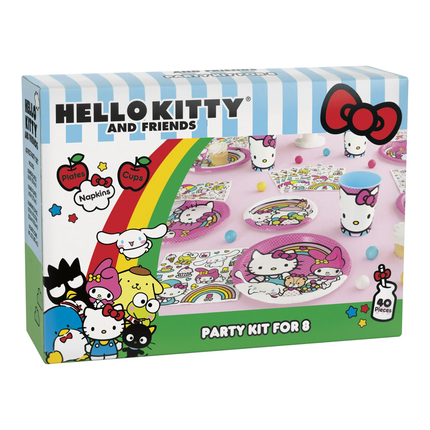 Hello Kitty And Friends Tableware Party Kit for 8 Guests