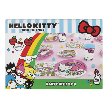 Hello Kitty And Friends Tableware Party Kit for 8 Guests