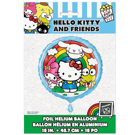 Hello Kitty Round Foil Balloon 18 inches
