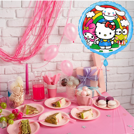 Hello Kitty Round Foil Balloon 18 inches
