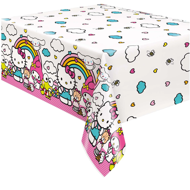 Hello Kitty and Friends Birthday Rectangular Plastic Table Cover