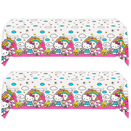 Hello Kitty and Friends Birthday Rectangular Plastic Table Cover