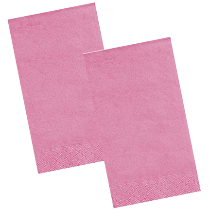 Hot Pink Solid Guest Towels, 20ct