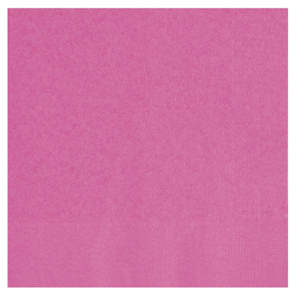Hot Pink Solid Luncheon Paper Napkins, 20ct