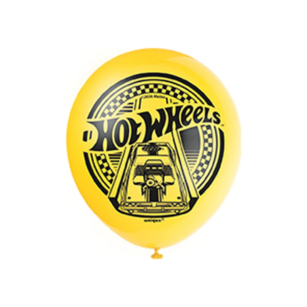 Hot Wheels 12" Latex Balloons 8ct