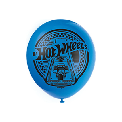 Hot Wheels 12" Latex Balloons 8ct